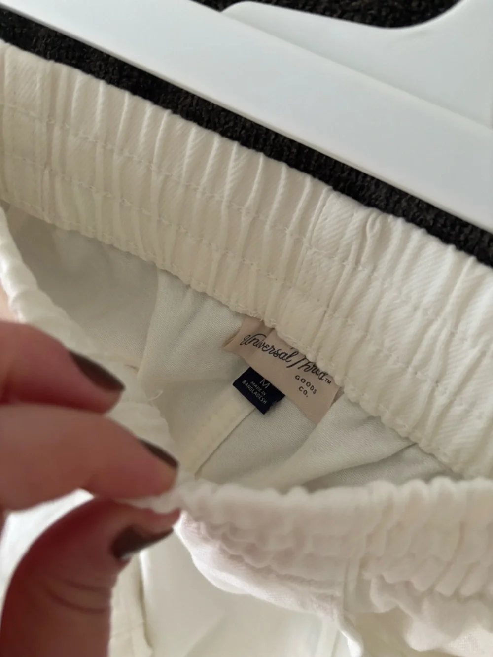 Universal Thread Cream Wide-Leg Drawstring Pants - Picture 2 of 4